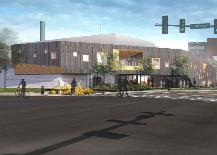 Rendering of The Patricia Valian Reser Center for the Creative Arts