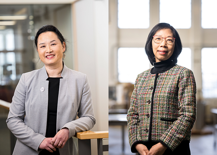 Linus Pauling Institute Endowed Chair and Director Dr. Emily Ho (Nutrition) and Dr. Yanyun Zhao (Food Science and Technology)