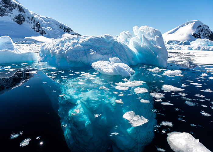 Image of ice shelves 